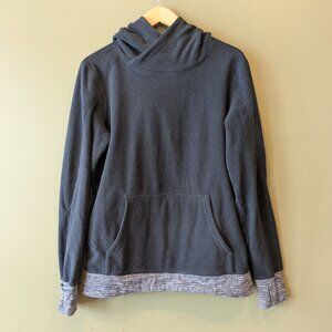 Lululemon Runaway Hoodie Women M/L Black Fleece Pullover Sweater Sweatshirt